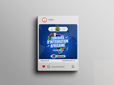 Flyer - AMECI IRIC branding design flyer graphic design illustration logo typography vector