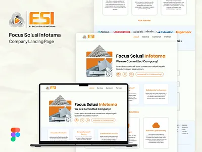 Fokus Solusi Infotama Web Portofolio behance brand identity branding design design ideas dribbble figma fyp good graphic design ideas portfolio portofolio reference template ui ux web designer website ideas website portfolio