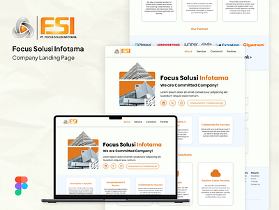 Fokus Solusi Infotama Web Portofolio behance brand identity branding design design ideas dribbble figma fyp good graphic design ideas portfolio portofolio reference template ui ux web designer website ideas website portfolio