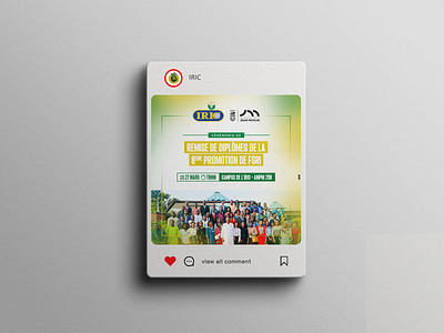FLYER - IRIC branding design flyer graphic design illustration logo typography