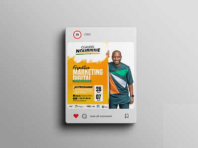 FLYER - CNIC branding design flyer graphic design illustration logo typography