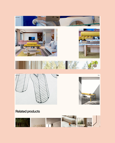 Farah Gorayeb - Interior Design Studio clean creative design minimal portfolio simple typography web