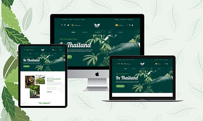 Royal Leaf Website Design cannabis cannabis website design figma figma design graphic design ui ux website design