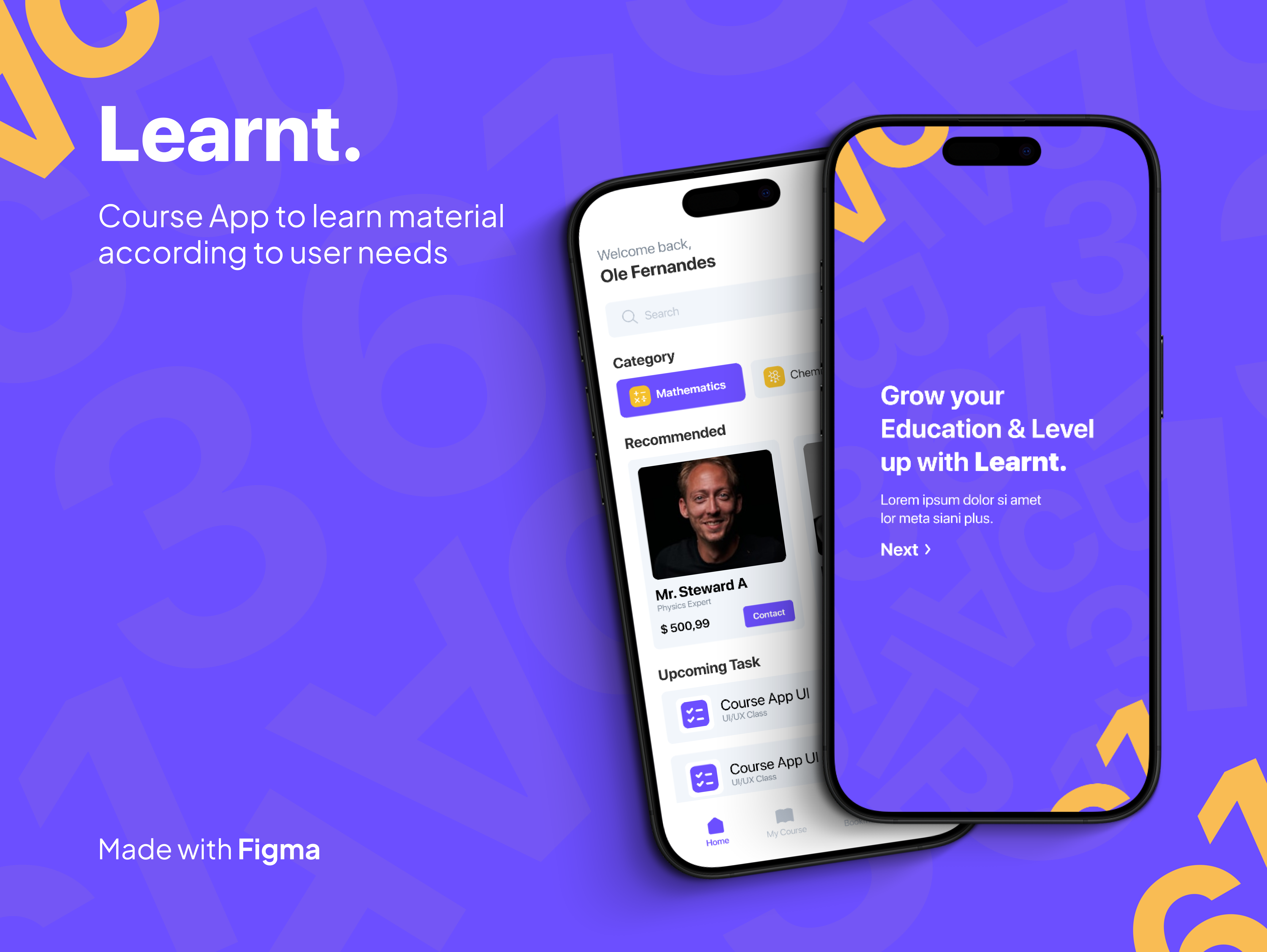 Example of Minimal Mobile & Website UI Design Figma