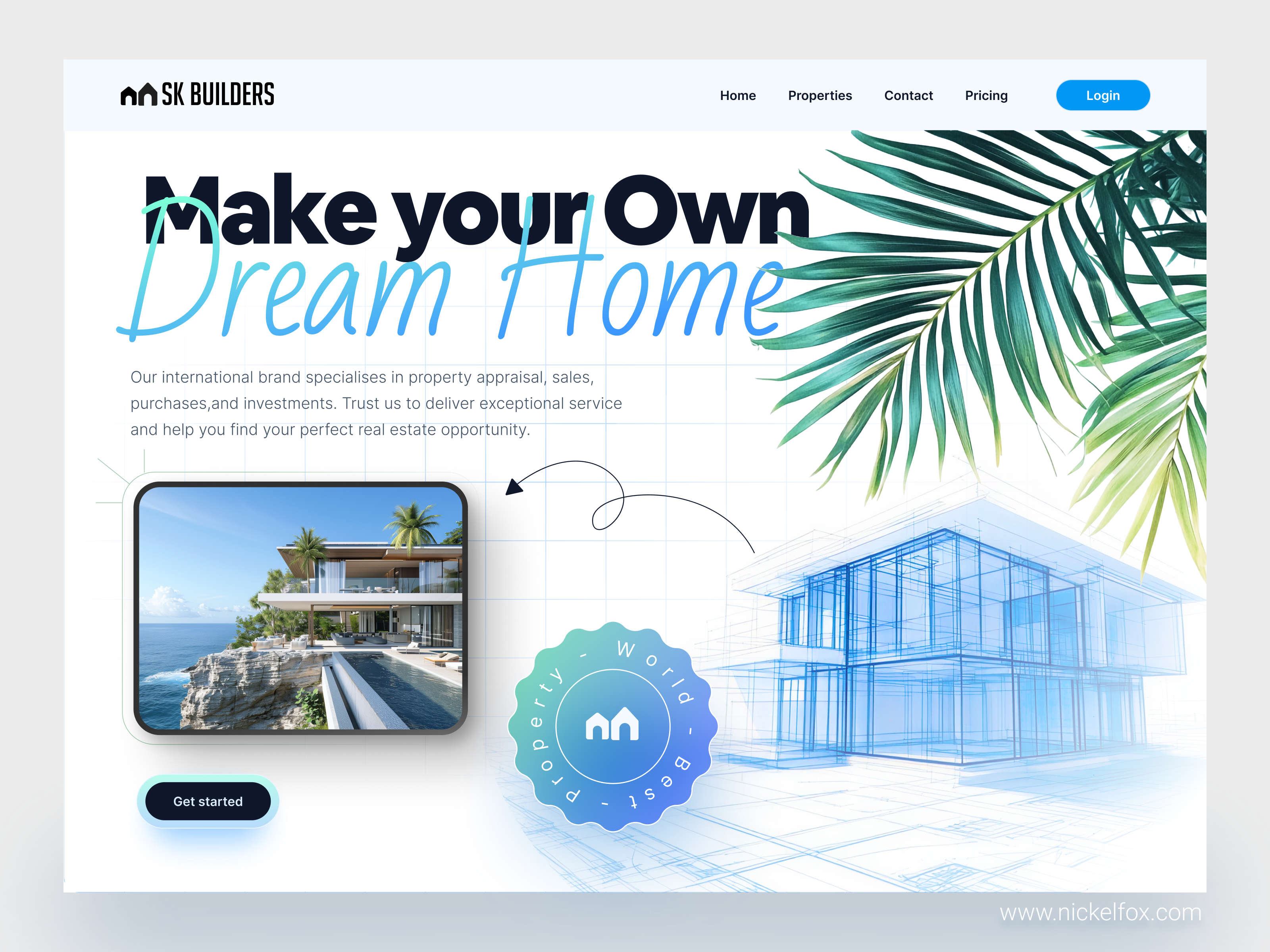 Example of Landing Page Design 