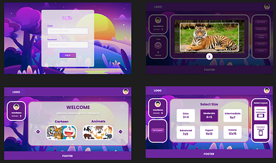 Picpuzz-Game graphic design ui