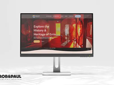 Sólas Visitors Centre design ux vector websitedesign