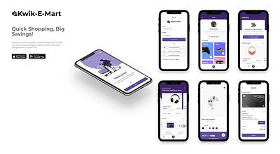 Mobile App | Concept mobile app online shopping uiux