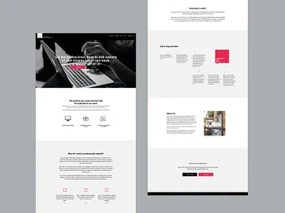 Minimalist sales page clean design graphic design illustration minimal ui vector website design