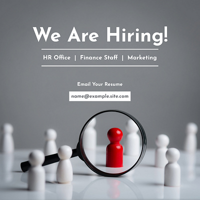 Hiring Post graphic design hiring post hr marketing office social media typography