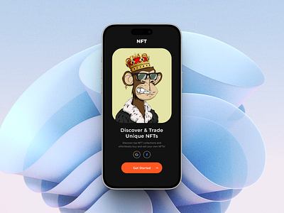 NFT Mobile App | Concept mobile app nft uiux