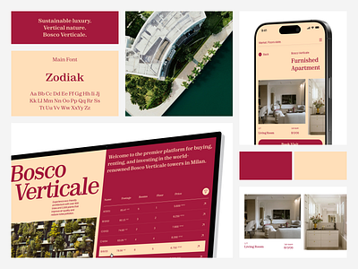 Bosco Verticale – Real Estate Showcase architecture architecture showcase clean ui eco living real estate ui ux web website