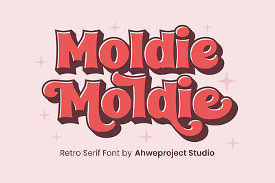 Moldie - Retro Serif Font fancy font.