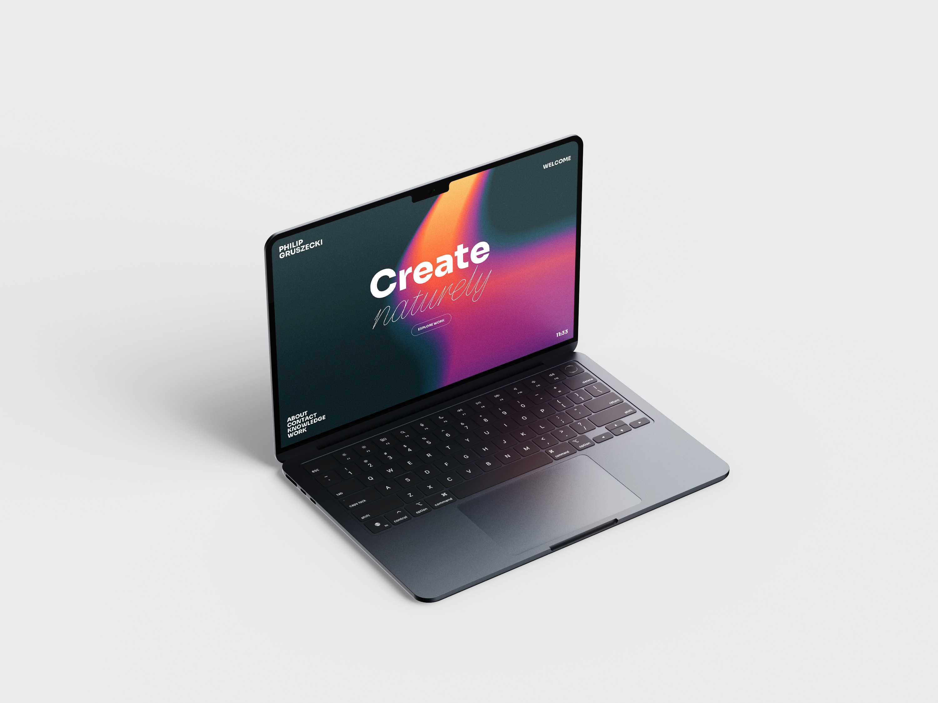 Portfolio – Digital aesthetics inspired by nature. branding color create graphic design logo mockups modern nature page personal personal branding portfolio portfolio website professional ui ux web web design website website design