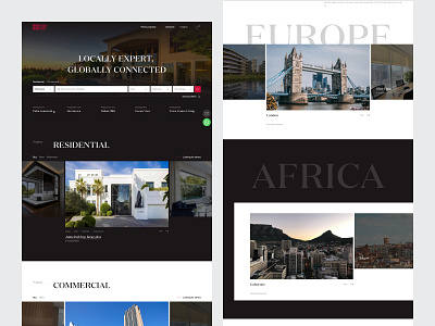 Elegant Redesign for Global Real Estate Platform animation cleaninterface property propertysearch real estate website realestate redesign