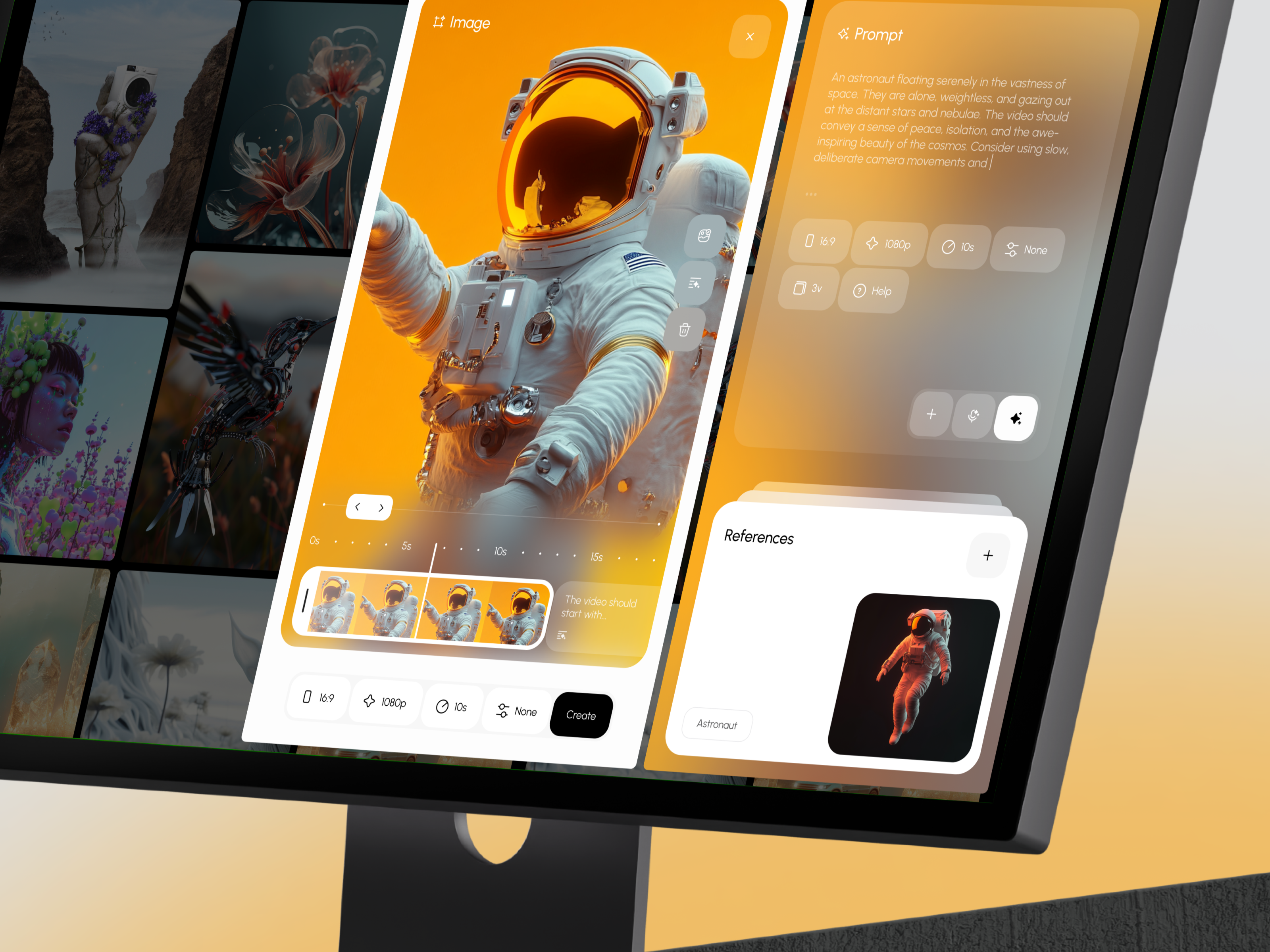 VidGen AI - Video Generation Dashboard ai animation app creation crm dashboard design editor interface platform product saas ui ux video web
