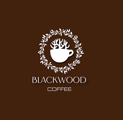 BLACKWOOD COFFEE branding coffee identity illustration logo