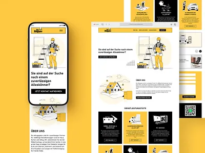 Die Alltagsprofis Service Based Business Website Design branding die alltagsprofis figma graphic design handy handyman service ui ux web design