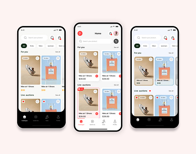Multivendor - E commerce Mobile App Ui/Ux Design app design app landing page buy and sell design ecommerce ecommerce app mobile app multi shop ecommerce multivendor ecommerce seller app selling app shopping app ui ui designer uiux