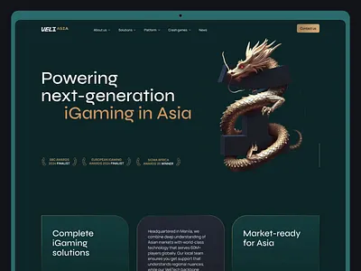 Website for VeliAsia asia style branding ui web design
