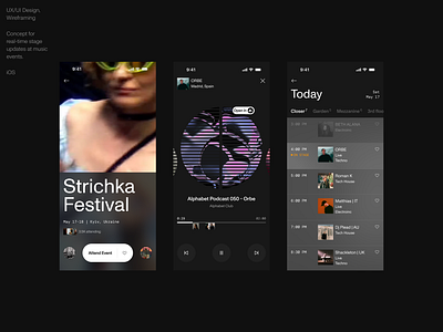 Lineup App app design clean design design direction design system interaction design interface design ios app ios design minimal ui mobile design modern ui product design ui user experience user interface ux