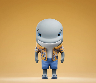 AI-Generated 3D Character + Animation for a Children's Project 3d ai aigenerated animation branding character