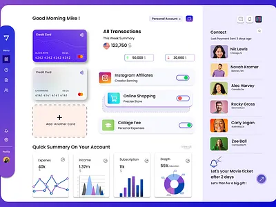 Shopping With Credit Card appdesign business creditcard history online payment pwa shopping transaction uiux webdesign