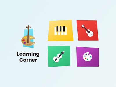 Logo Design for “Learning Corner” Creative Arts & Music Hub