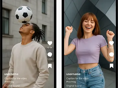 Short video playing App app app design daily daily ui daily uiux daily ux design graphic design mobile app mobile design new short video playing app shorts tiktok ui uiux uiux design ux