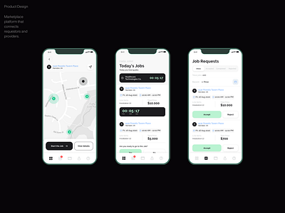 Marketplace Platform app design clean design design system ios app ios design marketplace minimal ui mobile design product design ui user interface ux web app web design