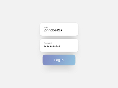 Login blue clean design e commerce elevated figma gradient grey light minimal modern registration rounded shadow sign in simple sketch app stroke ui ux