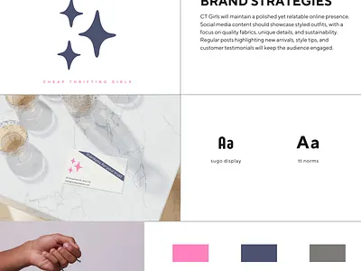 CT girls branding concept branding graphic design