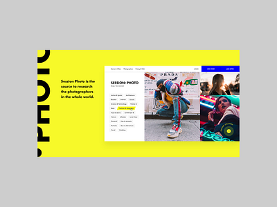 Session Photo UI Design clean design minimal ui modern ui responsive desigm ui uiux user interface ux web design
