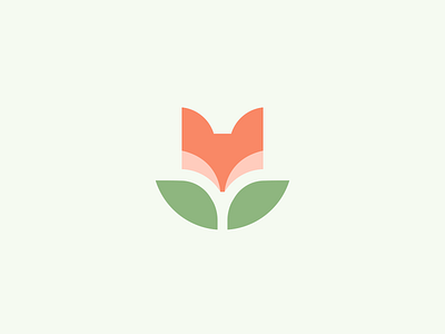 Fox + Flower Logo Concept alfrey davilla brand branding clever logo events feminine floral brand floral logo flower logo fox logo geometric logo gift identity logo modern logo simple logo smart logo soft vaneltia wedding