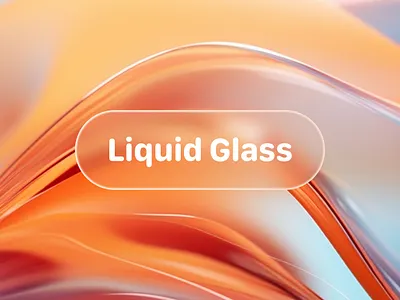 Liquid Glass - Apple’s Modern UI Trend 3d 3d design apple ui design inspiration future of ui glass glassmorphism liquid glass liquidmorphism minimal modern ui new trend ui ui ux design ui inspiration ui trend