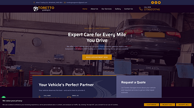 Garage Website Design animation branding codedote codedote technologies garage garage website graphic design logo motion graphics web development website design website developmetn wesite