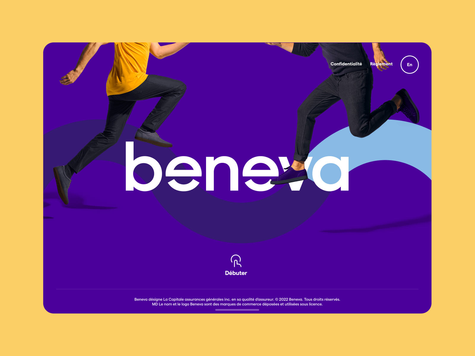 Beneva: Insight Contest Form beneva branding colorful design form ui user experience ux