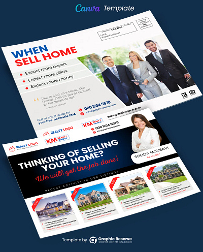 📬 Real Estate Direct Mail EDDM Postcard – Canva Template eddm eddm design eddm template postcard postcard design postcard template real estate eddm real estate postcard reale state