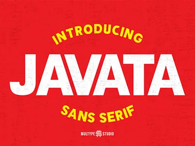 Javata Sans Serif Font By Multype Studio branding design font fonts sans typedesign typeface