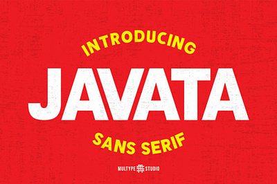 Javata Sans Serif Font By Multype Studio branding design font fonts sans typedesign typeface