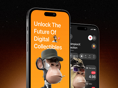 NFT market place mobile ui design app blockchain clean crypto cryptocurrency minimal mobile mobile app mobile design mobile ui modern nft nft design nft marketplace nft mobile nft mobile app nft mobile ui ui ui design ux