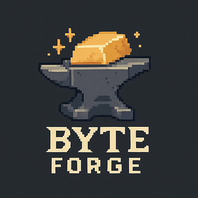GoldeForge art game icon iconart pixel pixelart