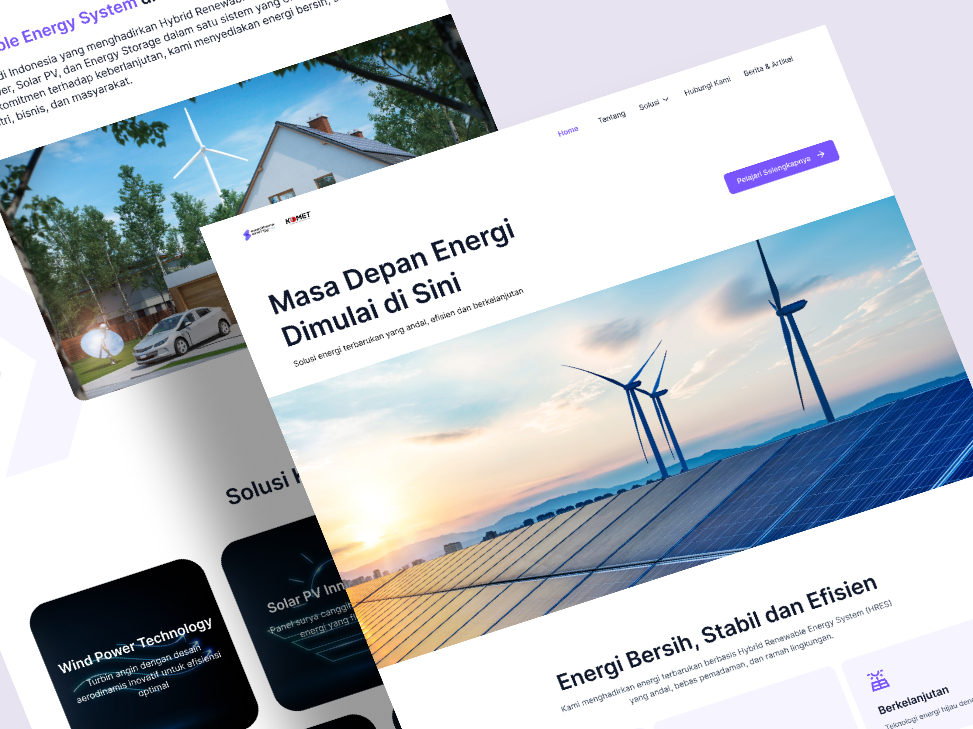 Example of Responsive Web Design for Renewable Energy Company