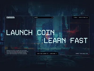 BitVoyage – Crypto Launch Dashboard UI defi