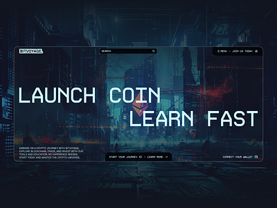 BitVoyage – Crypto Launch Dashboard UI defi