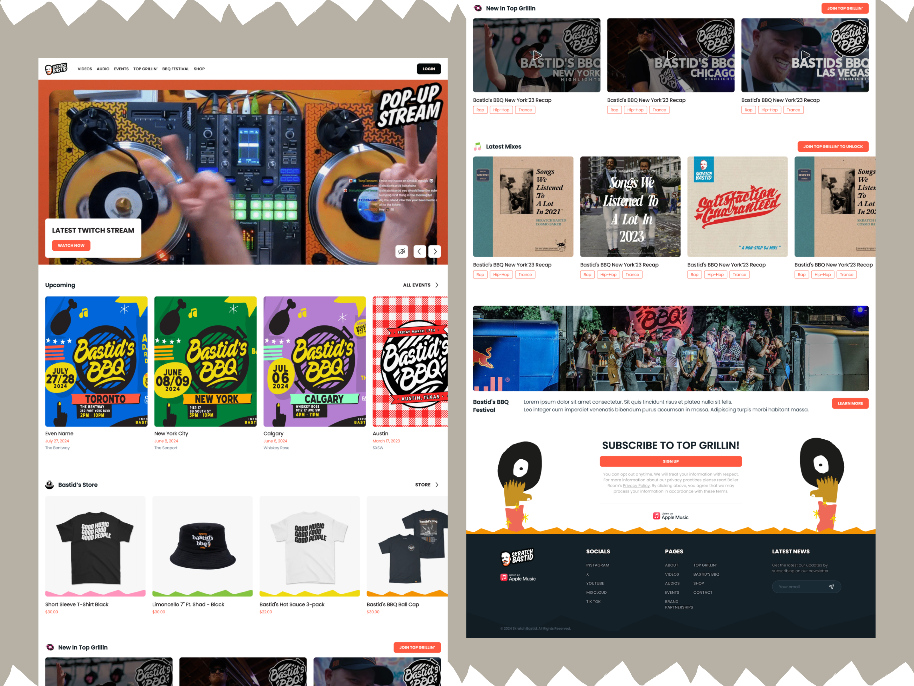 Example of Design To Live Website — Figma Sites