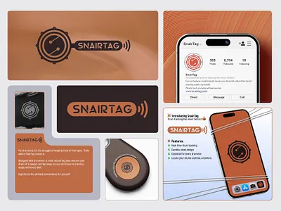 SnairTag product logo unique logo