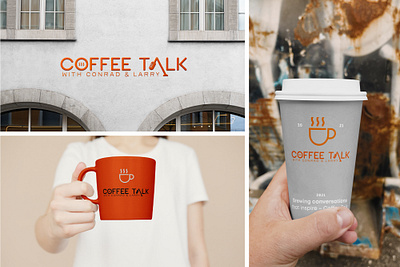 Podcast logo for Coffee Talk unique logo