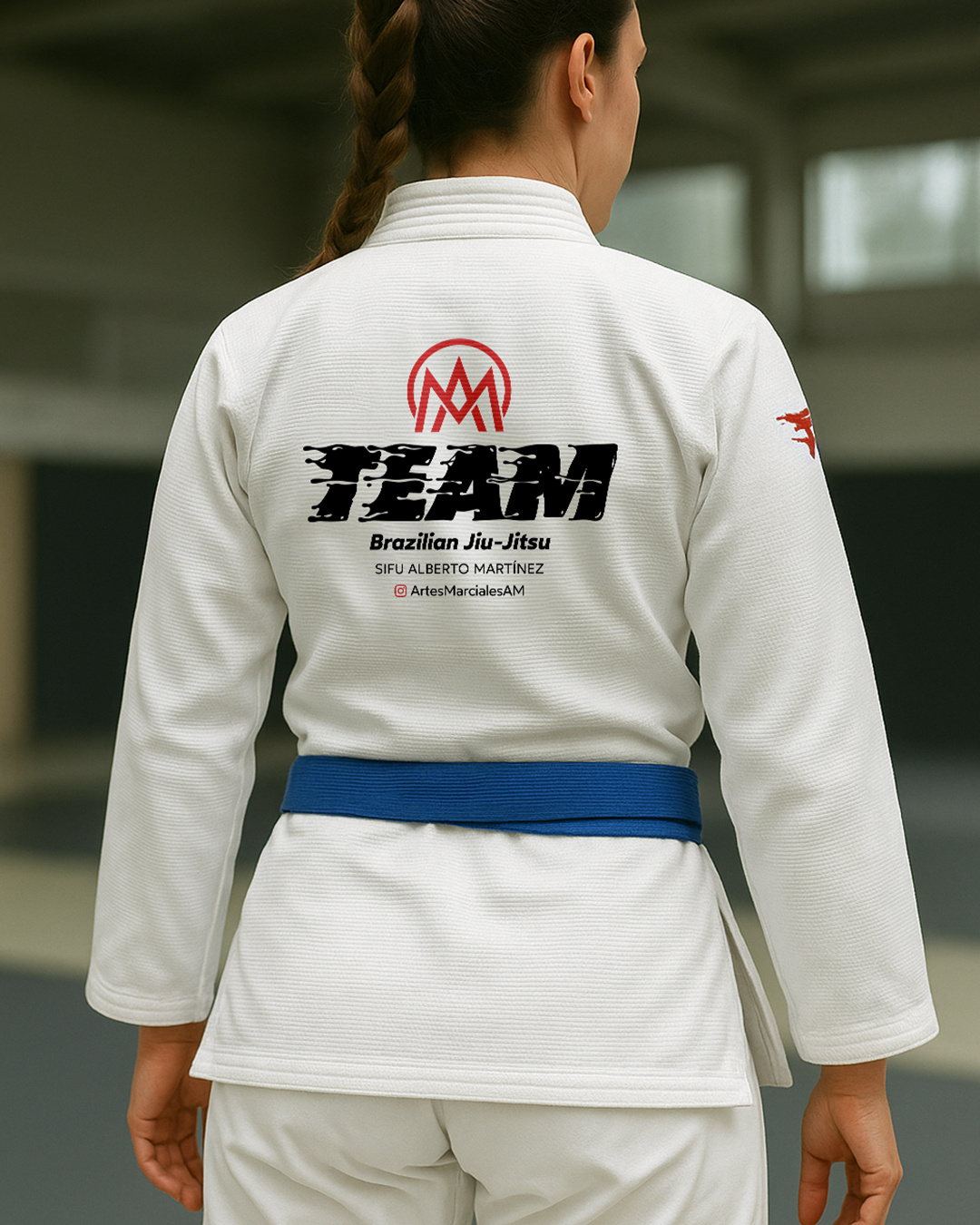 BJJ AM Team bjj branding custom dribbble handmade lettering logo martialarts type typeface typography visual