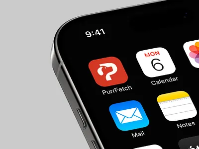 Pet Logo for Amazon Brand named PurrFetch unique logo